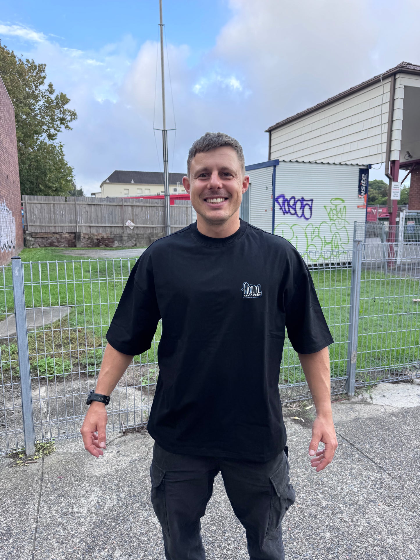 Flow Recovery × Find Your Flow Oversized Tee